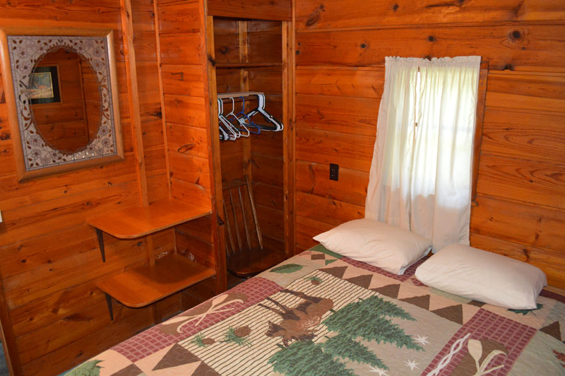 jack pine cabin bedroom