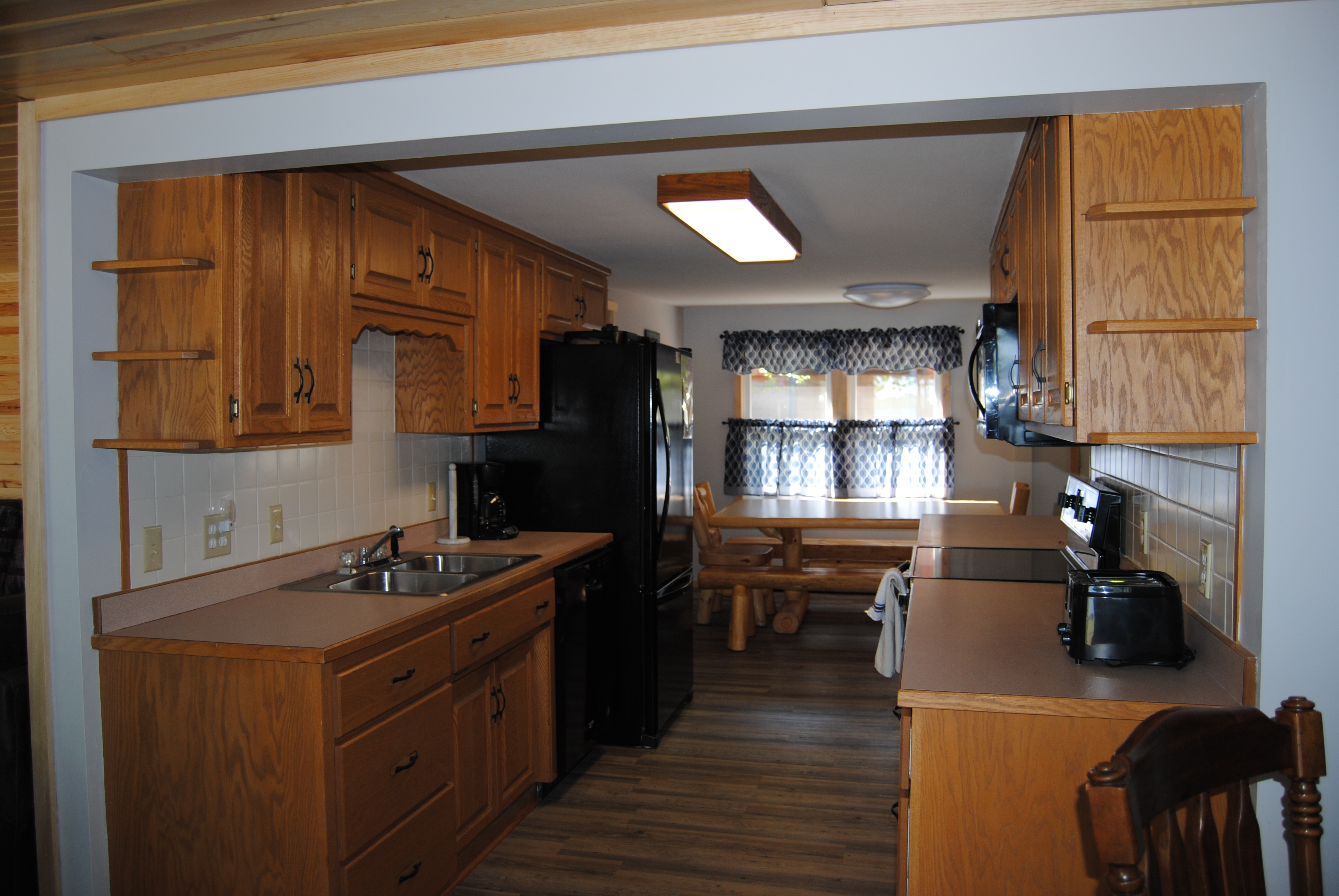 Birchwood Cabin kitchen